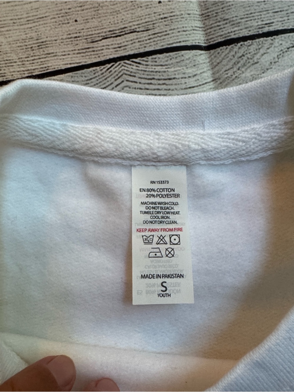 Taylor Swift White Sweatshirt with Pink 'Swiftie' Graphic size Small - Picture 3 of 3